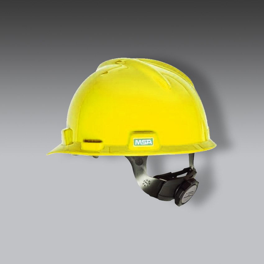 cascos para la seguridad industrials amarillo v gard modelo v guard hard marca msa